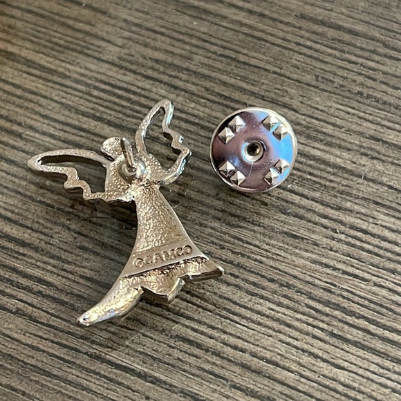 Vintage CAMCO November Birthstone Blessings Angel Pin - Picture 11 of 11